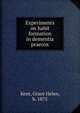 Experiments on habit formation in dementia praecox, Kent, Grace Helen, b. 1875 
