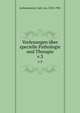 Vorlesungen ber specielle Pathologie und Therapie. v.3, Liebermeister, Carl von, 1833-1901 