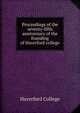 Proceedings of the seventy-fifth anniversary of the founding of Haverford college, Haverford College 