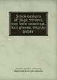 Stock designs of page borders, top folio headings, tail-pieces, display pages, Benson printing company, Nashville. [from old catalog] 