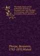 The Anglo-Saxon poems of Beowulf, the Sc?p or Gleeman's tale, and The fight at Finnesburg; with a literal translation, notes, glossary, etc., Thorpe, Benjamin, 1782-1870,Widsid 