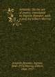 Aristotle, On the art of poetry; translated by Ingram Bywater, with a pref. by Gilbert Murray, Aristotle,Bywater, Ingram, 1840-1914,Murray, Gilbert, 1866-1957 