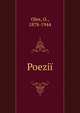 Poezi?, Oles, O., 1878-1944 