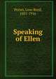 Speaking of Ellen, Porter, Linn Boyd, 1851-1916 