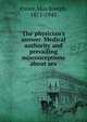 The physician's answer. Medical authority and prevailing misconceptions about sex, Exner, Max Joseph, 1871-1943 
