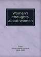 Women's thoughts about women, Craik, Dinah Maria Mulock, 1826-1887 