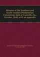 Minutes of the Southern and South-western Presbyterian Convention: held at Cassville, Ga., October, 1840; with an appendix, Southern and South-western Presbyterian Convention, Cassville, Ga., 1840 