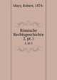 Rmische Rechtsgeschichte. 2, pt.1, Mayr, Robert, 1874- 