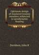Optimum design of insulated tension members subjected to aerodynamic heating, John R. Davidson 