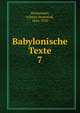 Babylonische Texte. 7, Strassmaier, Johann Nepomuk, 1846-1920 