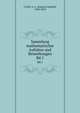 Sammlung mathematischer Aufstze und Bemerkungen. Bd.1, Crelle, A. L. (August Leopold), 1780-1855 