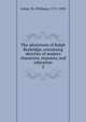 The adventures of Ralph Reybridge, containing sketches of modern characters, manners, and education. 2, Linley, W. (William), 1771-1835 