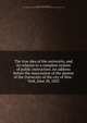The true idea of the university, and its relation to a complete system of public instruction. An address before the Association of the alumni of the University of the city of New-York, June 28, 1852, Henry, C. S. (Caleb Sprague), 1804-1884,Miscellaneous Pamphlet Collection (Library of Congress) DLC [from old catalog] 