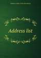 Address list, Amherst college. [from old catalog] 
