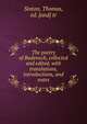 The poetry of Badenoch, collected and edited, with translations, introductions, and notes, Sinton, Thomas, ed. [and] tr 