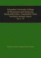 Columbia University College of Physicians and Surgeons, Vanderbilt Clinic, Vanderbilt Clinic Auxiliary annual report. no.1-19, Columbia University. Vanderbilt Clinic Auxiliary 