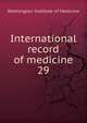 International record of medicine. 29, Washington Institute of Medicine 