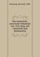 Das sumerisch-assyrische Vokabular Ass. 523; hrsg. mit Umschrift und Kommentar, Zimolong, Bertrand, 1888- 