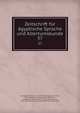 Zeitschrift fr gyptische Sprache und Altertumskunde. 37, Brugsch, Heinrich Karl, 1827-1894,Lepsius, Richard, 1810-1884,Erman, Adolf, 1854-1937,Stern, Ludwig Christian, 1846-1911,Steindorff, Georg, 1861-1951,Deutsche Morgenl?ndische Gesellschaft 