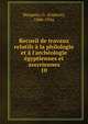 Recueil de travaux relatifs ? la philologie et ? l'arch?ologie ?gyptiennes et assyriennes, Maspero, G. (Gaston), 1846-1916 