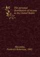 The personal distribution of income in the United States, Macaulay, Frederick Robertson, 1882- 