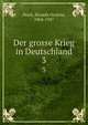 Der grosse Krieg in Deutschland. 3, Huch, Ricarda Octavia, 1864-1947 