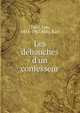 Les d?bauches d'un confesseur, Taxil, L?o, 1854-1907,Milo, Karl 
