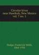 Circular kivas near Hawikuh, New Mexico. vol. 7 no. 1, Hodge, Frederick Webb, 1864-1956. fmo 
