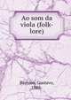 Ao som da viola (folk-lore), Barroso, Gustavo, 1888- 