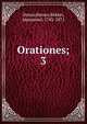 Orationes;. 3, Demosthenes,Bekker, Immanuel, 1785-1871 