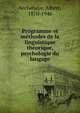 Programme et m?thodes de la linguistique th?orique, psychologie du langage, Sechehaye, Albert, 1870-1946 
