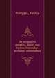 De accusativi, genetivi, dativi usu in inscriptionibus archaicis cretensibus, Ruttgers, Paulus 