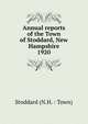 Annual reports of the Town of Stoddard, New Hampshire. 1920, Stoddard (N.H. : Town) 