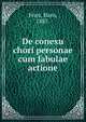 De conexu chori personae cum fabulae actione, Fries, Hans, 1887- 
