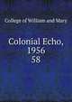 Colonial Echo, 1956. 58, College of William and Mary 