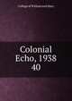 Colonial Echo, 1938. 40, College of William and Mary 