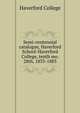 Semi-centennial catalogue, Haverford School-Haverford College, tenth mo. 28th, 1833-1883, Haverford College 