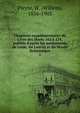 Chapitres suppl?mentaires du Livre des Morts 162 ? 174, publi?s d'apr?s les monuments de Leide, du Louvre et du Mus?e Britannique, Pleyte, W. (Willem), 1836-1903 