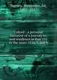 Cabool : a personal narrative of a journey to, and residence in that city in the years 1836, 7, and 8, Burnes, Alexander, Sir, 1805-1841 