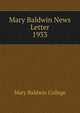 Mary Baldwin News Letter. 1933, Mary Baldwin College 