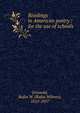 Readings in American poetry : for the use of schools, Griswold Rufus W 