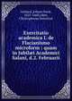 Exercitatio academica I. de Flacianismo microform : quam in Jubil?i Academici Salani, d.2. Februarii, Gerhard, Johann Ernst, 1621-1668,L?ber, Christophorus Heinricus 