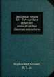 Antigon? versus 384-769 suethice redditi et annotationibus illustrati microform, Sophocles,Ostrand, E. J., tr 
