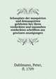 Schauplatz der masquirten und demasquirten gelehrten bey ihren verdeckten und nunmehro entdeckten schrifften aus gewissen anzeigungen, Dahlmann, Peter, fl. 1709 