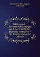 Erkl?rung der homerischen Ges?nge nach ihrem sittlichen Elemente microform : Der f?nfte Gesang der Odyssee, N?sslin, Friedrich August, 1780-1863 