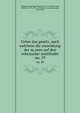 Ueber das gesetz, nach welchem die einwirkung der sauren auf den rohrzucker stattfindet. no. 29, Wilhelmy, Ludwig Ferdinand, 1812-1864,Ostwald, Wilhelm, 1853-1932, ed,Quincke, Georg Hermann, 1834-1924 