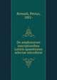 De amphorarum inscriptionibus Latinis quaestiones selectae microform, Remark, Petrus, 1881- 