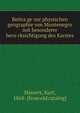 Beitra?ge zur physischen geographie von Montenegro mit besonderer beru?cksichtigung des Karstes, Hassert, Kurt, 1868- [from old catalog] 