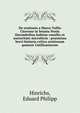 De orationis a Marco Tullio Cicerone in Senatu Nonis Decembribus habitae consilio et auctoritate microform : praemissa brevi historia critica orationum quatuor Catilinariarum, Hinrichs, Eduard Philipp 