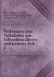 Volkssagen und Volkslieder aus Schwedens lterer und neuerer Zeit. 2, Arvid August Afzelius , Franz Heinrich Ungewitter, Ludwig Tieck 